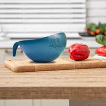 Plastic Rice Bowl / Food Strainer Thick Drain Basket with Handle for Rice, Vegetable & Fruit (set of 3pcs With Brown box) - dailyneed.life