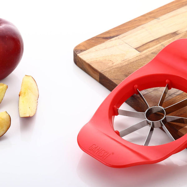 Ganesh Plastic & Stainless Steel Apple cutter (colors may vary) - dailyneed.life