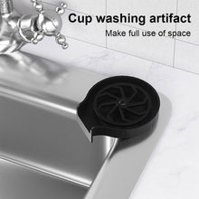 Automatic Cup Washer or Glass Rinser for Kitchen Sink, Black Kitchen Sink Cleaning Spray Cup Washer, Bar Glass Washer. - dailyneed.life