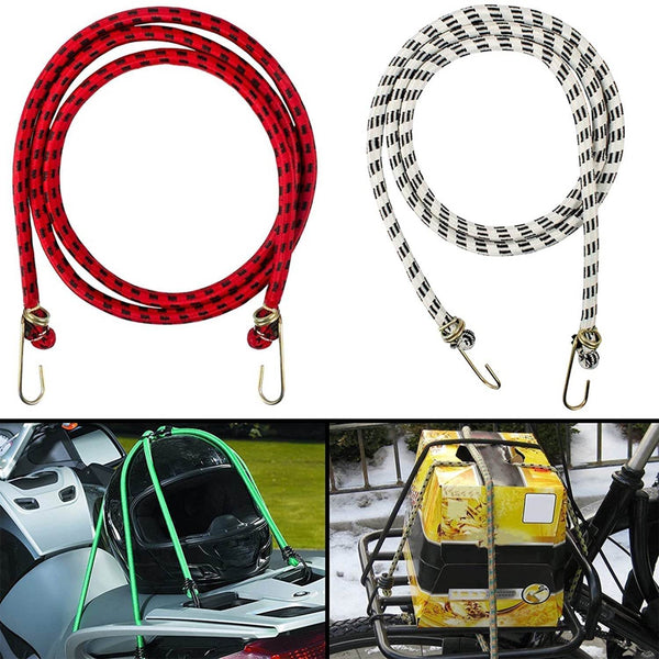 High Strength Elastic Bungee, Shock Cord Cables, Luggage Tying Rope with Hooks - dailyneed.life