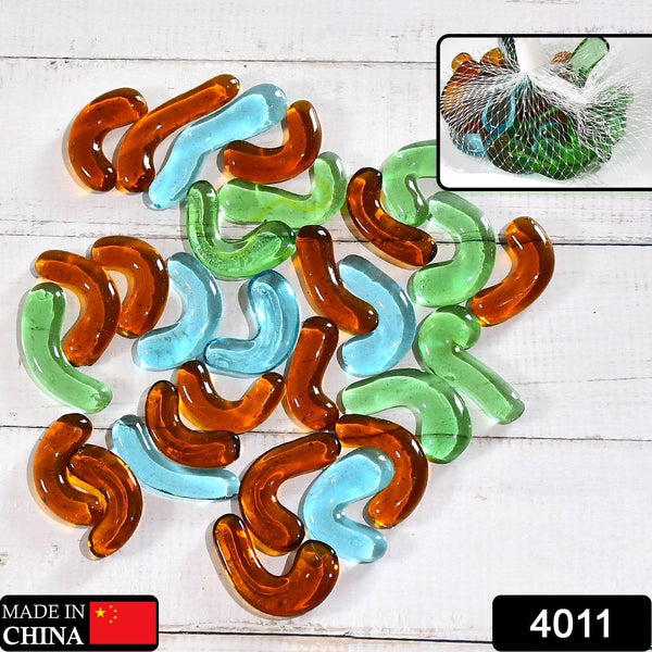 Glass Gem Stone, Flat Round Marbles Pebbles for Vase Fillers, Attractive pebbles for Aquarium Fish Tank. - dailyneed.life