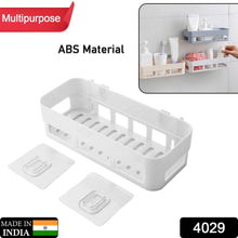 ABS Plastic Shower Corner Caddy Basket Shelf Rack with Wall Mounted Suction Cup for Bathroom Kitchen - dailyneed.life