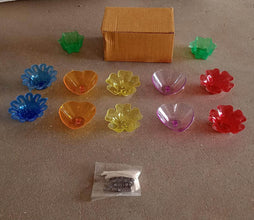 Candle Cup with Multi Shape, Diwali (Multicolor) (12 Pcs Set) - dailyneed.life