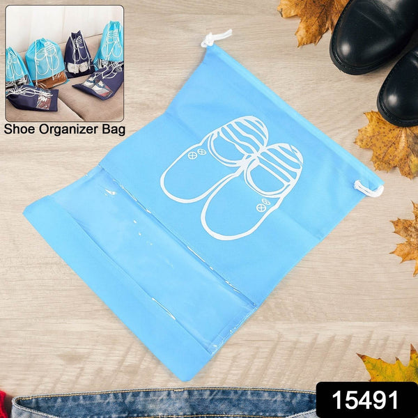 Shoes Storage Bag Closet Organizer Non-Woven Travel Portable Bag (1 Pc) - dailyneed.life
