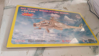 3D Wooden Helicopter Puzzle DIY Model Kit (1 Set) - dailyneed.life
