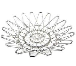 Multipurpose Fruit Basket Stainless Steel Wire Bowl Foldable Basket for Vegetable / Fruits / Dining - dailyneed.life