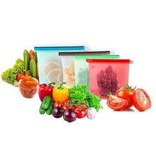 Reusable Silicone Airtight Leakproof Food Storage Bag - 1 ltr - dailyneed.life