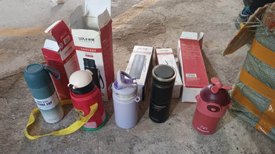 Stainless Steel Water Bottles 500 ML Approx (Mix Design & Color / 1 Pc) - dailyneed.life