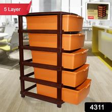 Plastic Premium Home Storage & Organization (5 Layer / 1 Pc) - dailyneed.life
