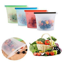 Reusable Silicone Airtight Leakproof Food Storage Bag - 1 ltr - dailyneed.life