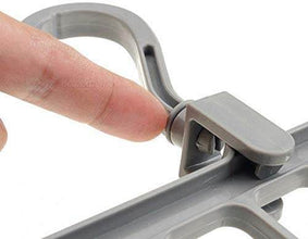 Anti-Skid Plastic 9-Holes Magic Wardrobe Folding Hangers - dailyneed.life