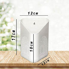 Plastic Vertical Hanging Planter Pot, Multicolour, - dailyneed.life