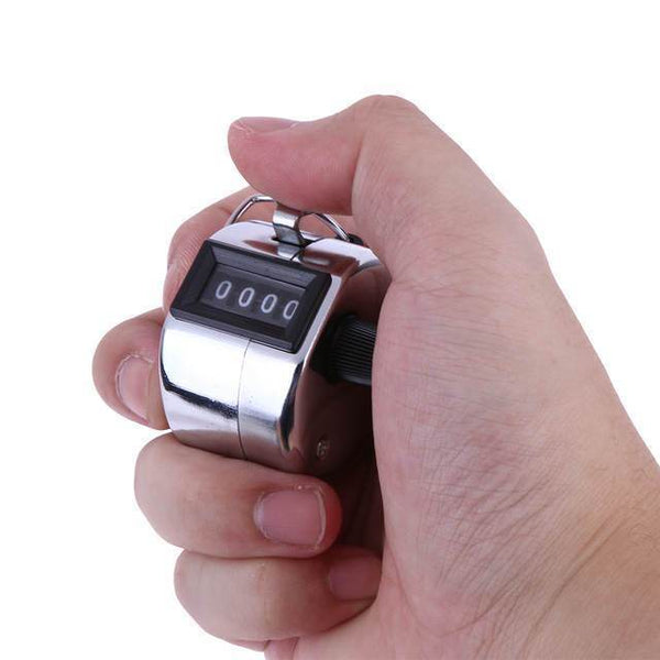 4 Digits Hand Held Tally Counter Numbers Clicker - dailyneed.life