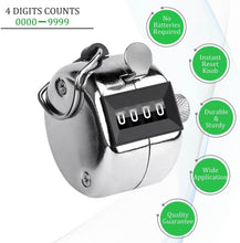 4 Digits Hand Held Tally Counter Numbers Clicker - dailyneed.life