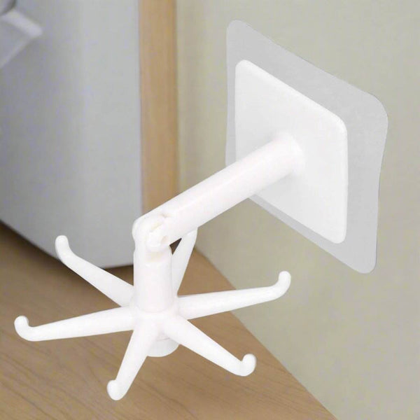 360° Rotating Folding Hook Self-Adhesive Waterproof Wall Mounted Hook - dailyneed.life