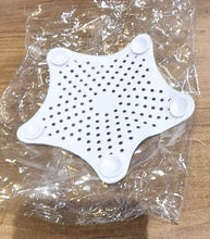 White Silicone Star Shaped Sink Filter Bathroom Hair Catcher Drain Strainers for Basin - dailyneed.life