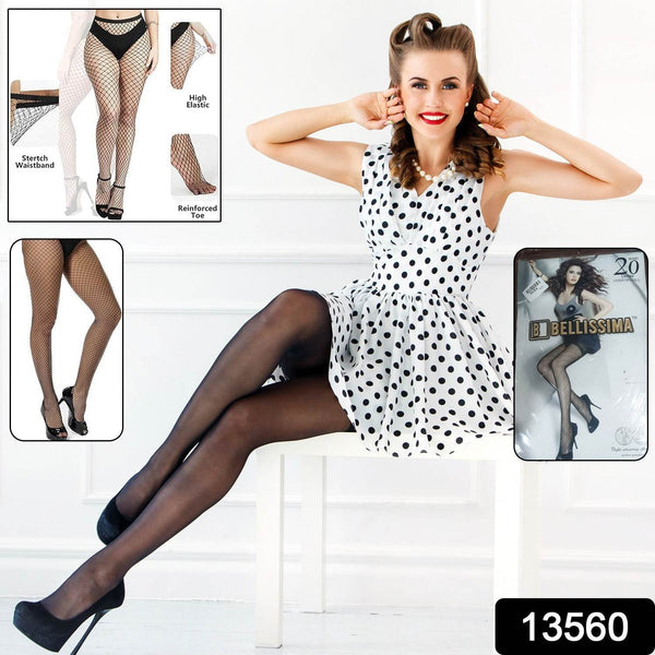 Women's / Girls's High Waist Pantyhose Tights Fishnet Stockings Broad Mesh Net Style (1 Pc) - dailyneed.life