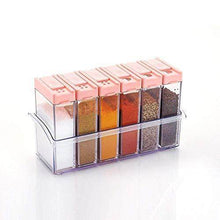Plastic Spice Jars (6 pcs, 14x22x8cm, Multicolour) - dailyneed.life