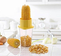Multi Use Plastic Corn Stripper Cob Remover Bowl - dailyneed.life