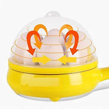 Multi functional Electric 2 in 1 Egg Frying Pan with Egg Boiler Machine Measuring Cup with Handle - dailyneed.life