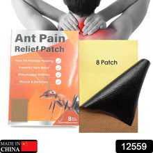 Ant Pain Relief Patch - Pack of 8 Patches | Instant Relief from Muscular Pain & Joint Pain| Natural Pain Relief Patches | Powerful Pain Relief, No Side Effects - dailyneed.life