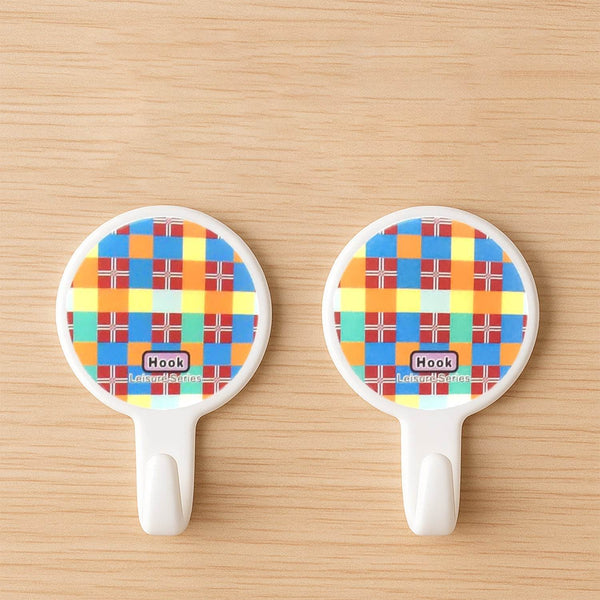 Strong Self-Adhesive Hooks (2 Pc): Heavy Duty, Waterproof, All-Purpose - dailyneed.life