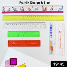 Premium Quality Assorted Plastic Ruler (1 Pc & Mix Design) - dailyneed.life