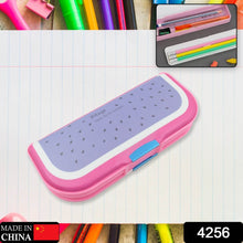 Multipurpose Cartoon Pencil Box – 2-Compartment Compass Box for Kids (Mix Color 1 Pc) - dailyneed.life