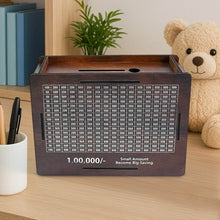 Wooden Money / Piggy Bank, Money Box (1 Pc / Pen Not Included) - dailyneed.life