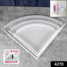 Bathroom Plastic Corner Shelf Rack Set for Wall Number of Shelves (3 Pcs Set) - dailyneed.life