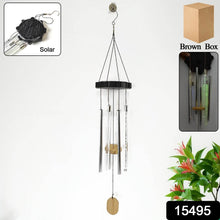 Solar LED Wind Chime with Tubes Soothing Sound & Colorful Glow (1 Set) - dailyneed.life