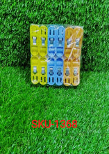 Cloth Drying Non-Slip Light Plastic Clips (Multicolour) (Pack of 12) - dailyneed.life