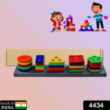 Geometric Brick with box- 5 Angle Matching Column Blocks for Kids - Preschool Educational Learning Toys. - dailyneed.life