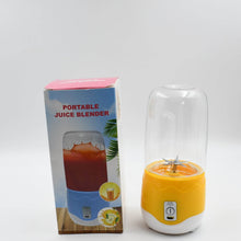 Portable Electric USB Juice Maker 6 blade Blender Grinder Mixer Personal Size, USB Rechargeable Mini Juicer for Smoothies and Shakes with Juicer Cup - 400ml - dailyneed.life
