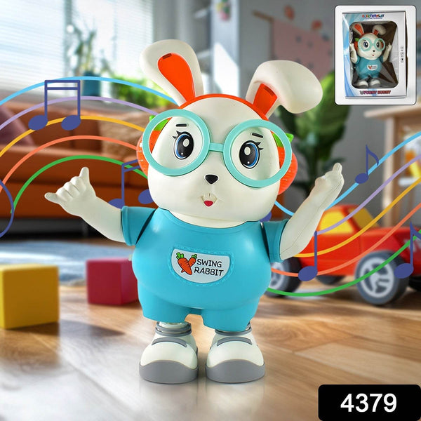 Electroplay Swing Rabbit Musical Dancing Toy – Interactive Bunny with Lights, Sounds (1 Pc / Battery Not Included) - dailyneed.life