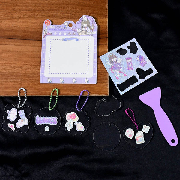 DIY Shrink Art Keychain Making Kit for Kids (1 Set) - dailyneed.life