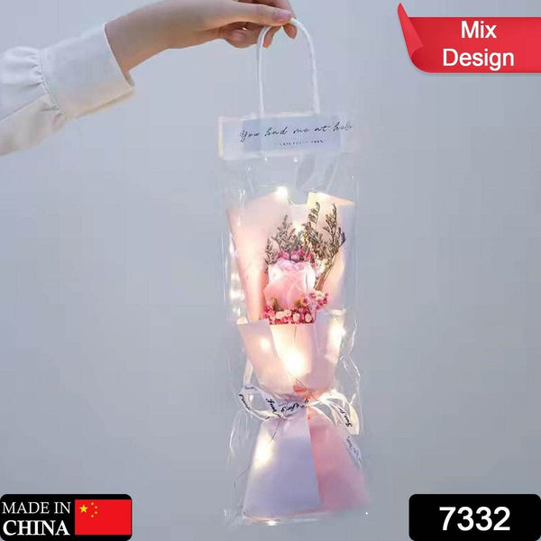 Home Decoration Rose Hand Made Valentine's Day Artificial Flowers Simulation Flower Soap Flowers Mini Bouquet (1 Pc) - dailyneed.life