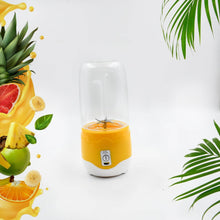 Portable Electric USB Juice Maker 6 blade Blender Grinder Mixer Personal Size, USB Rechargeable Mini Juicer for Smoothies and Shakes with Juicer Cup - 400ml - dailyneed.life