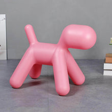 Plastic Cute Animal Puppy Chair,Creative Dog Low Footstool,Cartoon Foot Rest Stool for Bedroom Living Room Entrance Gift (1 Pc) - dailyneed.life