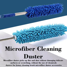Microfiber Cleaning Duster with Extendable Rod for Home Car Fan Dusting - dailyneed.life