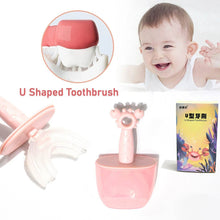 Kids U-Shaped Silicone Toothbrush – 360° Cleaning for Ages 2-6 (1 Pc) - dailyneed.life