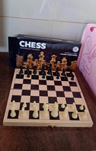Folding Wooden Chess Board Set (30 × 30 Cm / 1 Set) - dailyneed.life