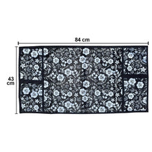 Microwave/Oven Top Cover with 4 Utility Pockets (Mix Design) - dailyneed.life