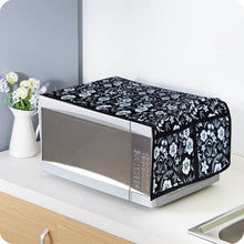 Microwave/Oven Top Cover with 4 Utility Pockets (Mix Design) - dailyneed.life