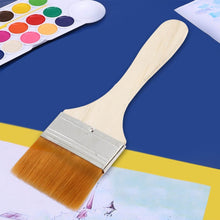 Quality Flat Paint Big Size Brush for Watercolor & Acrylic Painting( Multicolor / 2 Pc Set ) - dailyneed.life