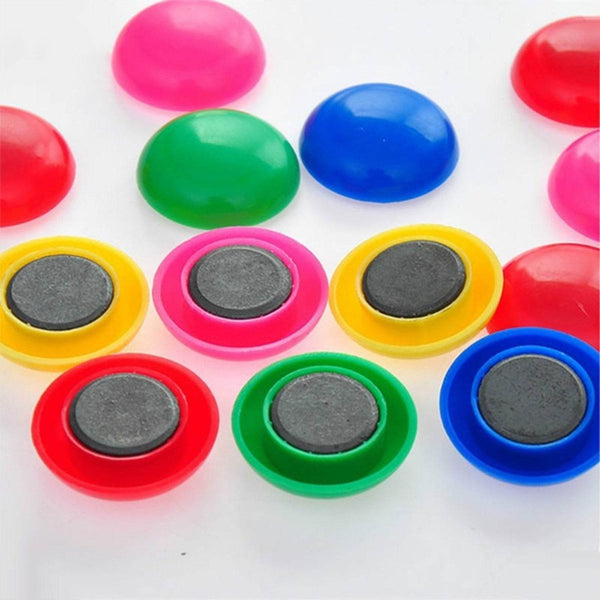 Colorful Board Magnets Circular Plastic Buttons - dailyneed.life