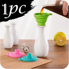 Silicone Funnel for Kitchen Use Oil Pouring Sauce Water Juice - dailyneed.life