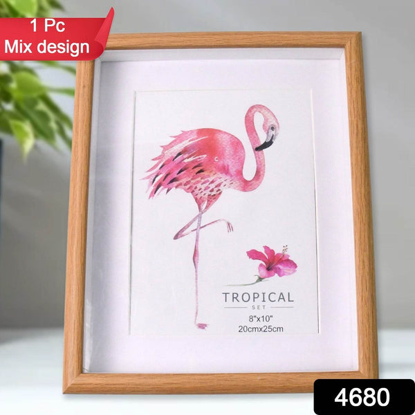 Creative Solid Wooden Photo Frame (Mix Design & Size / 1Pc) - dailyneed.life