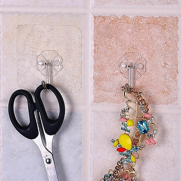 Multipurpose Strong Small Stainless Steel Adhesive Wall Hooks - dailyneed.life