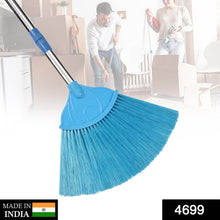 Broom with Long Stainless Steel Rod and Extendable Cobweb Cleaner Stick - dailyneed.life